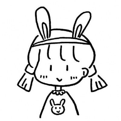 铅笔画头像可爱简单 素描卡通女生头像