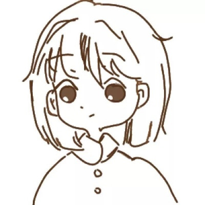 铅笔画头像可爱简单 素描卡通女生头像