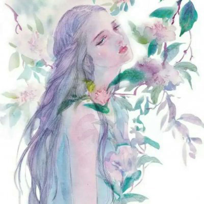 插画手绘唯美图片 简单又漂亮小清新森林系手绘图片