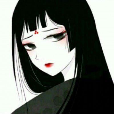 黑化二次元冷酷女头像图片 抖音病娇黑化头像女图片