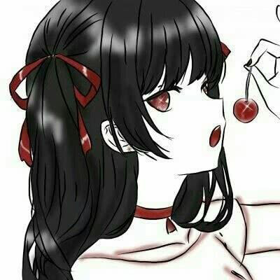黑化二次元冷酷女头像图片 抖音病娇黑化头像女图片