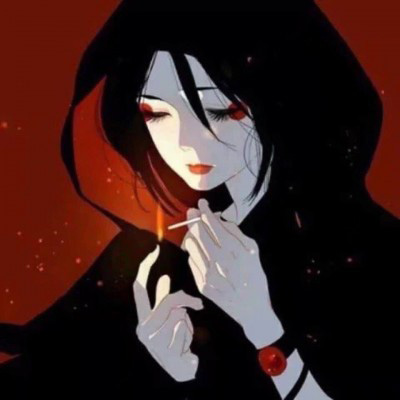 黑化二次元冷酷女头像图片 抖音病娇黑化头像女图片