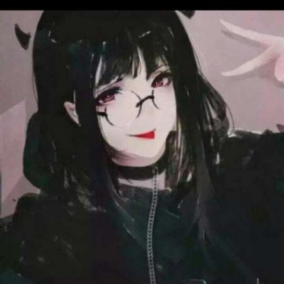 黑化二次元冷酷女头像图片 抖音病娇黑化头像女图片