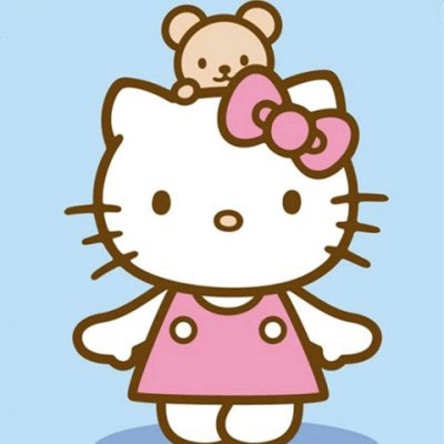 kitty猫头像 粉色可爱kitty猫女生微信头像图片