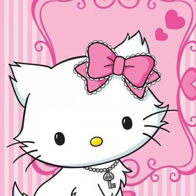 kitty猫头像 粉色可爱kitty猫女生微信头像图片