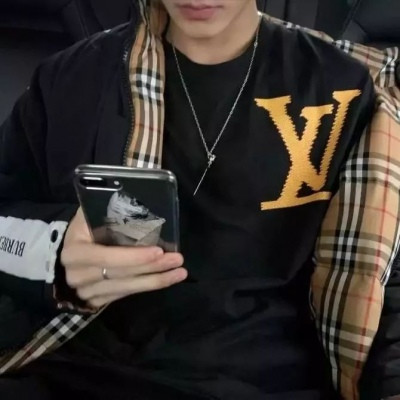 超酷男生小丑头像黑白图片