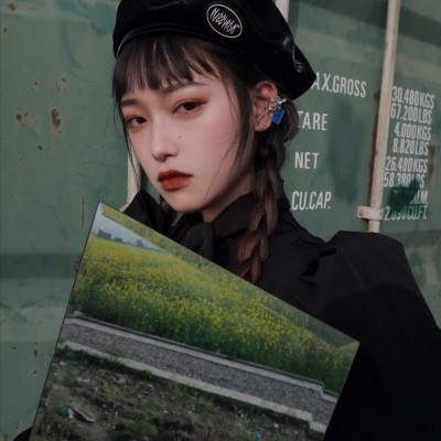 qq女生头像原宿风短发