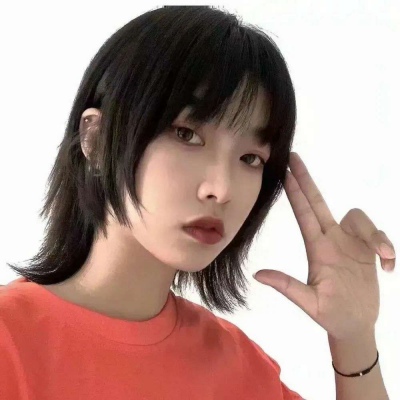 女生头像霸气黑色衣服图片