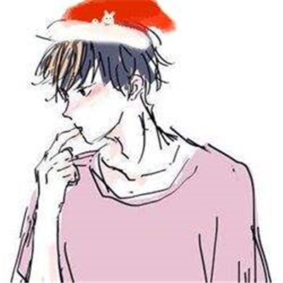 圣诞节圣诞帽卡通可爱男生qq头像薛之谦图片图片