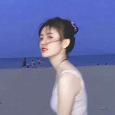 个性手绘女生头像彩色图片