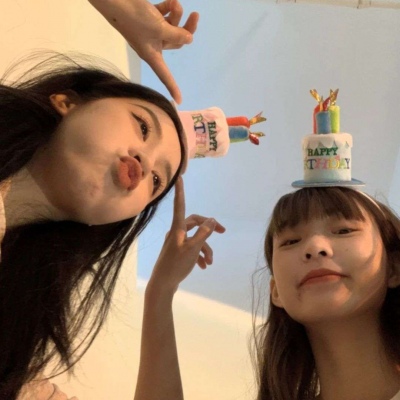 女生头像三人闺蜜头像图片