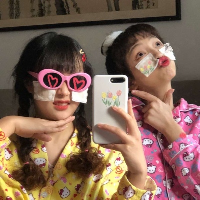 女生头像三人闺蜜头像图片