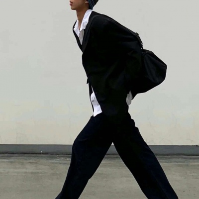 真人炫酷的帅气男生动漫头像高冷霸气戴口罩图片