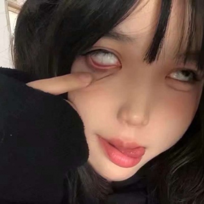 动漫女生头像闺蜜黑白图片