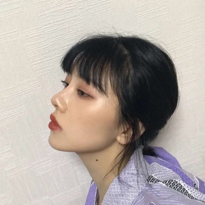 高清2021年左抬头女生头像图片