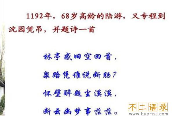 陆游是哪个朝代的 他生活在两宋交界时期图片