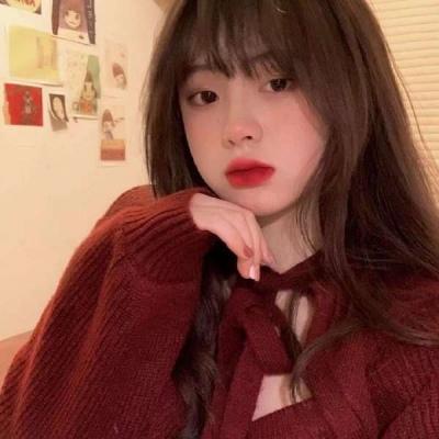 2021新款微信头像女生头像侧影长发唯美图片
