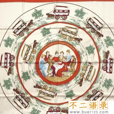 爱马仕经典图案丝巾介绍图片