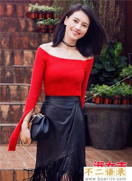 2017年高圆圆街拍生活照搭配大全图片
