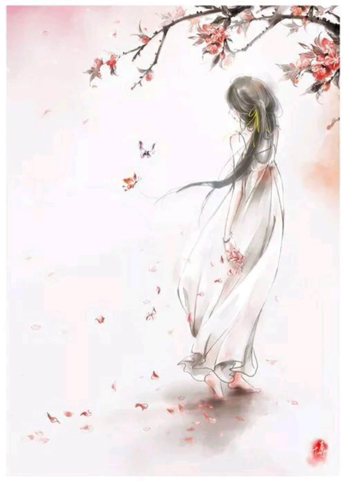 古风的短句 春深花浅笑，秋浓叶忧伤，夜月一帘梦，春风十里情