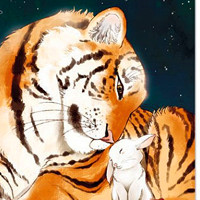 可爱各种系列十二生肖唯美好看头像图片,11种动物和一个民族图腾图片