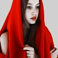 欧美女生烈焰红唇唯美好看头像图片,性感火焰系,红色系图片
