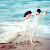 李小璐贾乃亮情侣唯美好看头像,李小璐贾乃亮情侣写真(婚纱照)很浪漫的图片