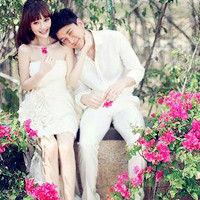 李小璐贾乃亮情侣唯美好看头像,李小璐贾乃亮情侣写真(婚纱照)很浪漫的图片