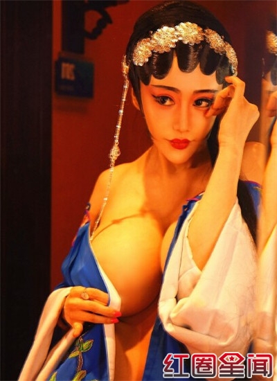 国产嫩模许喵喵Mickey性感美女写真 与男模拍大尺度疯狂激情床照图片