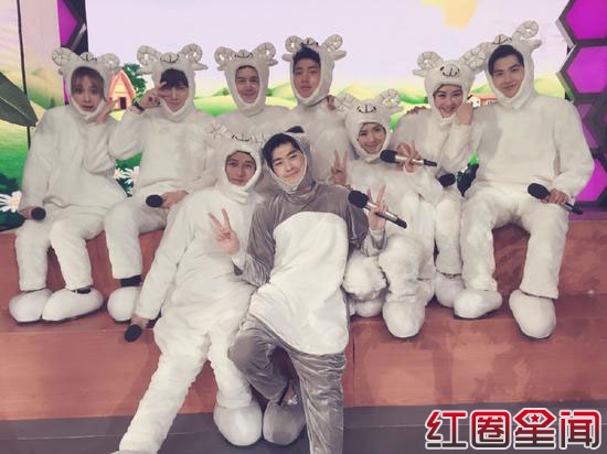 池昌旭录制《快乐大本营》 欧巴中国综艺首秀频卖萌图片