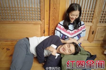 《我们相爱吧》崔始源刘雯激吻床照 石榴夫妇车震图片图片