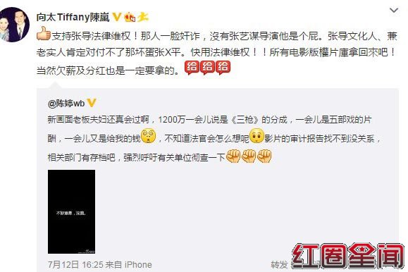 宿命孤独张艺谋张伟平恩怨内幕 张伟平张艺谋分道扬镳怨谁图片