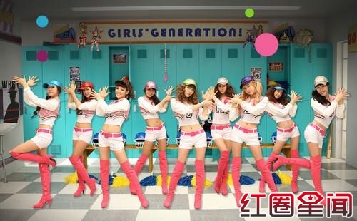 少女时代早年素颜丑照被公开 running man少女时代狂跳脱衣舞图片