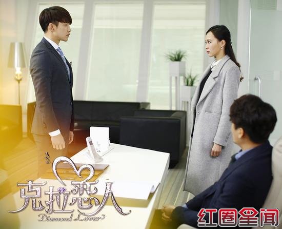 《克拉之恋》唐嫣卸妆素颜获赞 唐嫣Rain办公室虐恋剧照