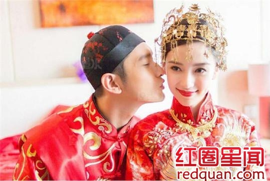 杨颖怀上黄晓明孩子了吗 angelababy孕照到底是真是假_杨颖穿婚纱的照片