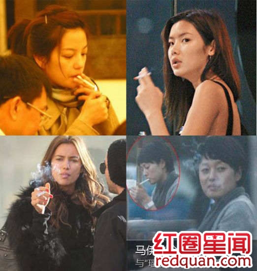 姚笛抽烟照是真的假的 盘点娱乐圈爱抽烟的女星有哪些图片