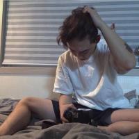 空间头像黄昏看海男生头像图片
