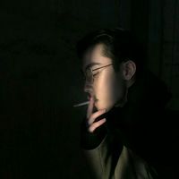 成熟沧桑的男生可爱黑暗头像图片图片