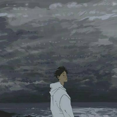 冷酷伤感的qq头像男生抱枕