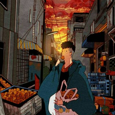 冷酷伤感的qq头像男生抱枕图片