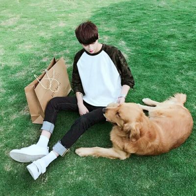 扣扣阳光帅气二次元有猫的头像男生图片
