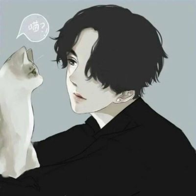 小清新动漫qq头像背景男生背影图片