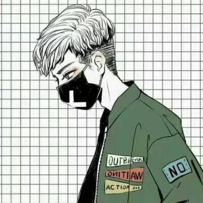 小清新头像卡通简约男生qq头像漫画伤感图片