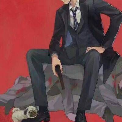 搞笑的qq头像发呆的动漫头像男生图片