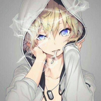 暖色调男生头像动漫冷酷帅气图片