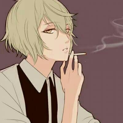 暖色调男生头像动漫冷酷帅气图片