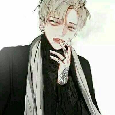 暖色调男生头像动漫冷酷帅气图片
