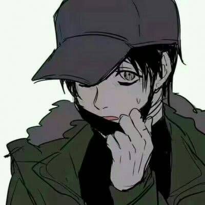 2018霸气冷酷动漫男生戴鸭舌帽子头像图片