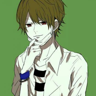 颓废个性漫画人物头像男生素描图片
