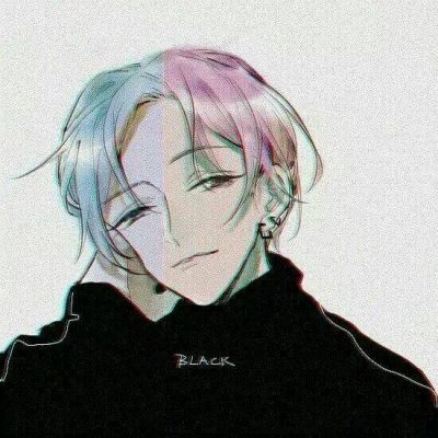 颓废个性漫画人物头像男生素描图片